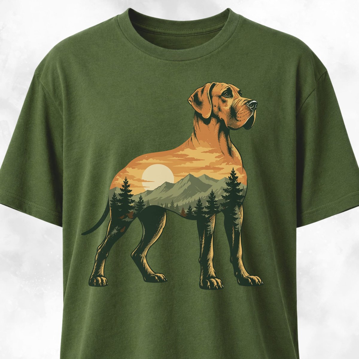 Nature Great Dane T Shirt Gift For Dog Lover