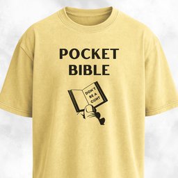 Pocket Bible Funny Christian T Shirt Gift For Dog Lover