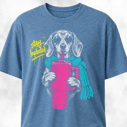 Stay Hydrated Dachshund T Shirt Gift For Dog Lover
