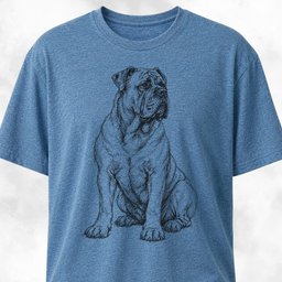 Scribble Cane Corso T Shirt Gift For Dog Lover