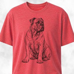 Scribble Cane Corso T Shirt Gift For Dog Lover