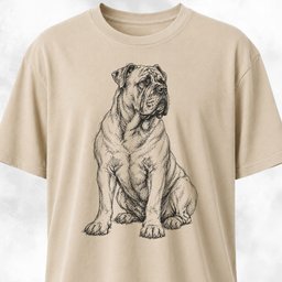 Scribble Cane Corso T Shirt Gift For Dog Lover
