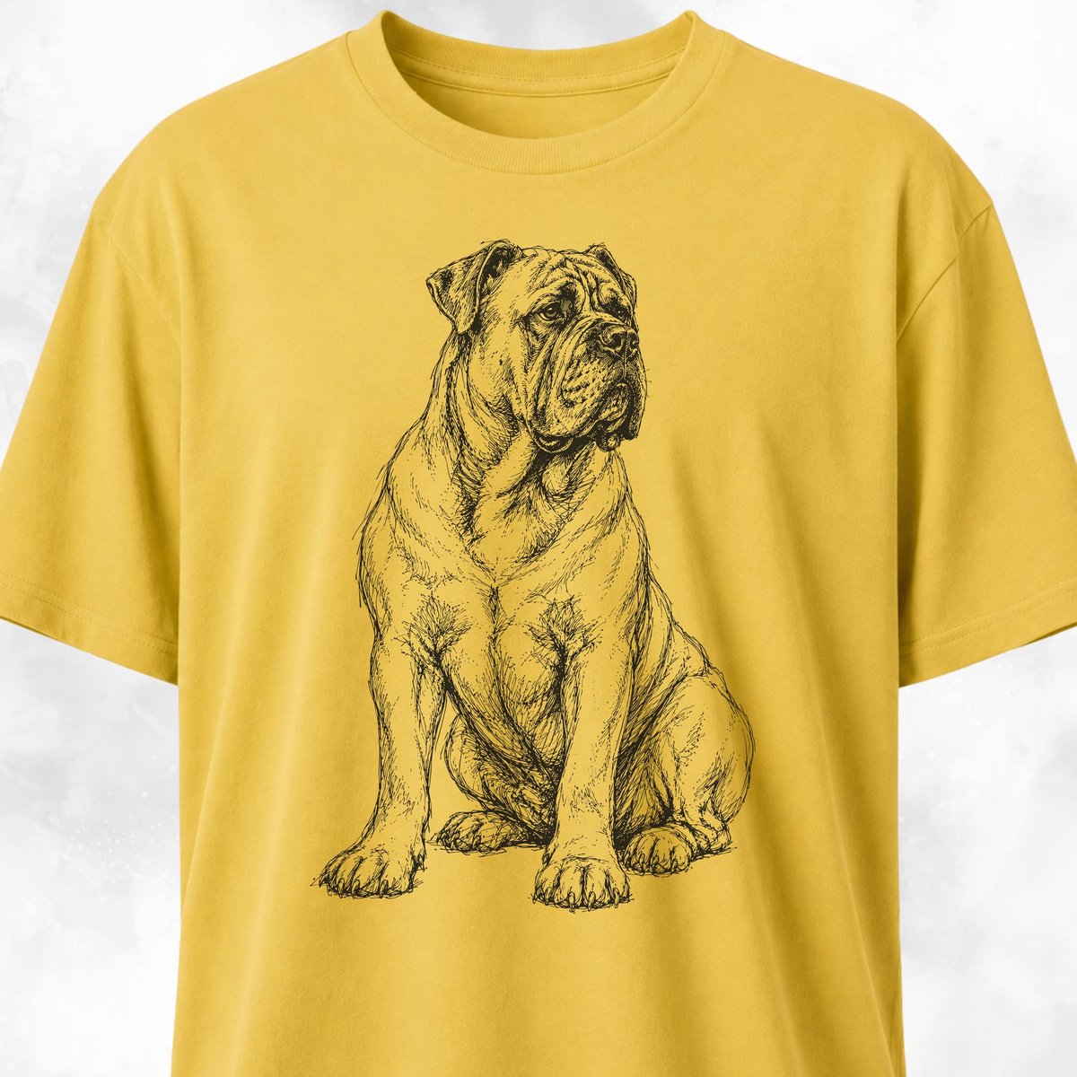 Scribble Cane Corso T Shirt Gift For Dog Lover