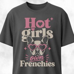 Hot Girls Own Frenchies T Shirt Gift For Dog Lover