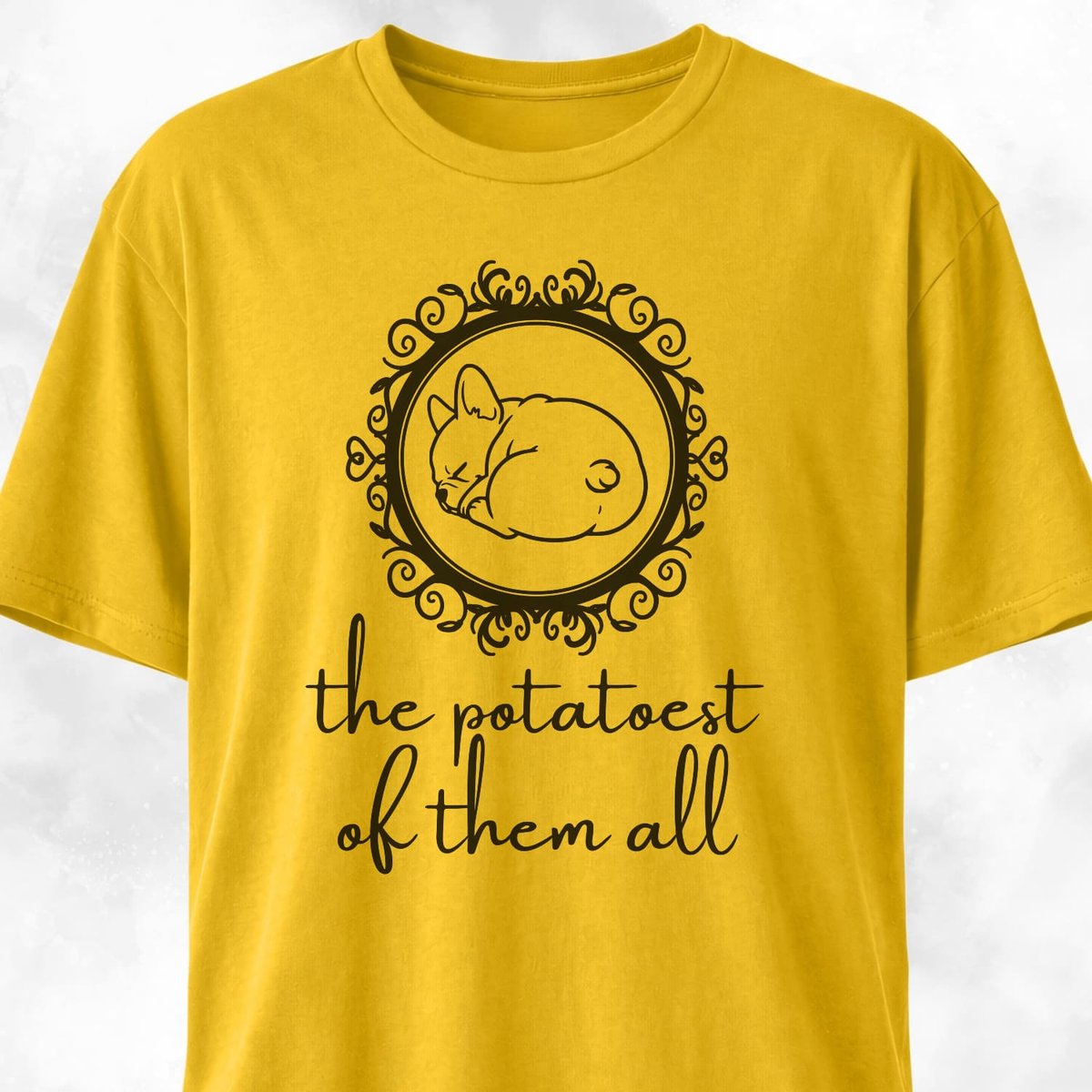 The Potatoest Of Them All French Bulldog T Shirt Gift For Dog Lover
