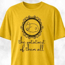 The Potatoest Of Them All French Bulldog T Shirt Gift For Dog Lover