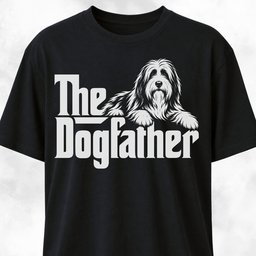 The Dogfather Bearded Collie T-Shirt