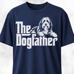 The Dogfather Bearded Collie T-Shirt