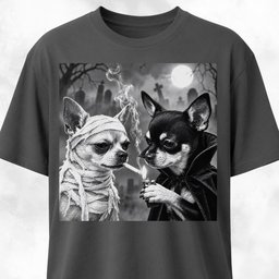 Halloween Chihuahua Buddies T Shirt Gift For Dog Lover