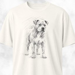 Pencil Pittie T Shirt Gift For Dog Lover