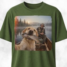 Golden Retriever Big Catch T Shirt Gift For Dog Lover