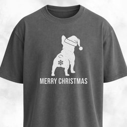 Merry Christmas Snowflake Butt Frenchie Edition T Shirt Gift For Dog Lover