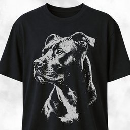 Nostalgic Pitbull T Shirt Gift For Dog Lover