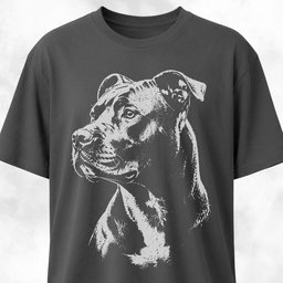 Nostalgic Pitbull T Shirt Gift For Dog Lover