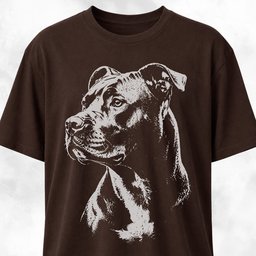 Nostalgic Pitbull T Shirt Gift For Dog Lover