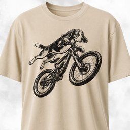 MTB Beagle T Shirt Gift For Dog Lover
