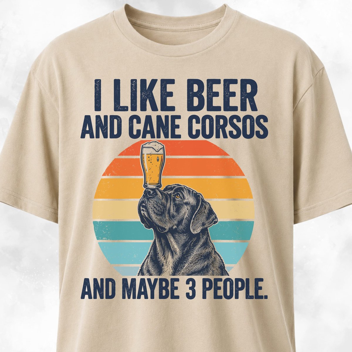 I Like Beer And Cane Corsos T Shirt Gift For Dog Lover