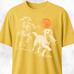Labrador And The Hopping Armor T Shirt Gift For Dog Lover
