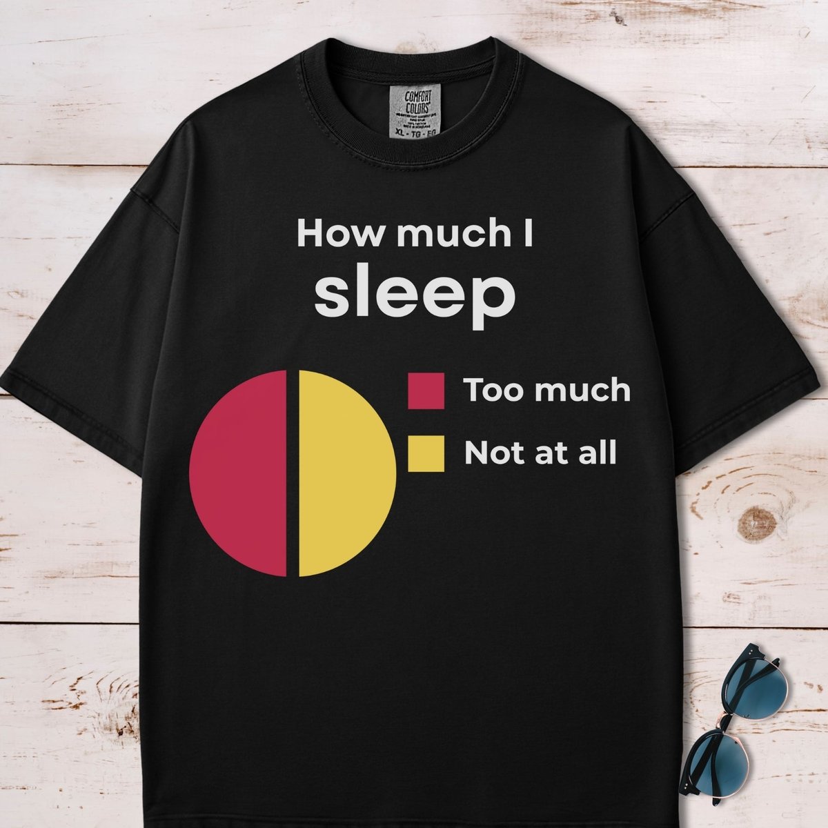 How Much I Sleep Funny Chart T Shirt Gift For Dog Lover