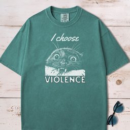 I Choose Violence Tarot Card T Shirt Gift For Dog Lover
