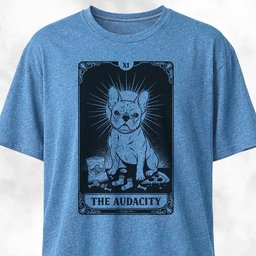 The Audacity Tarot Card Frenchie Edition T Shirt Gift For Dog Lover