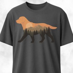 Nature Labrador T Shirt Gift For Dog Lover