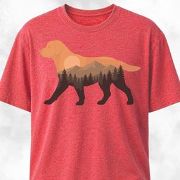 Nature Labrador T Shirt Gift For Dog Lover