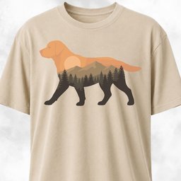 Nature Labrador T Shirt Gift For Dog Lover