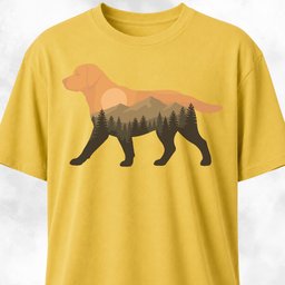 Nature Labrador T Shirt Gift For Dog Lover