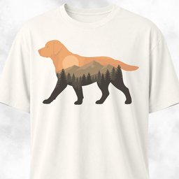 Nature Labrador T Shirt Gift For Dog Lover