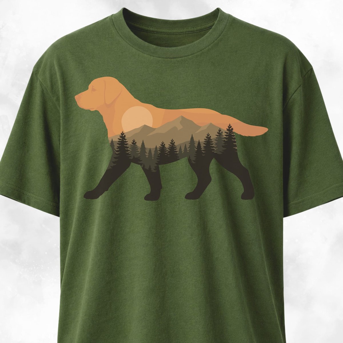 Nature Labrador T Shirt Gift For Dog Lover