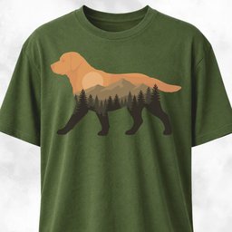Nature Labrador T Shirt Gift For Dog Lover