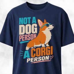 Not A Dog Person Corgi T Shirt Gift For Dog Lover