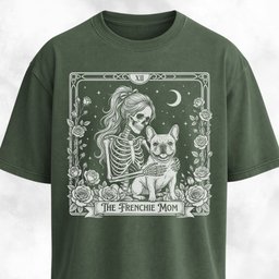 Gothic Frenchie Mom T Shirt Gift For Mom