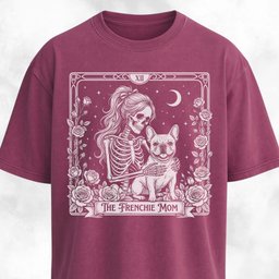 Gothic Frenchie Mom T Shirt Gift For Mom