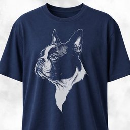 Nostalgic Boston Terrier T Shirt Gift For Dog Lover