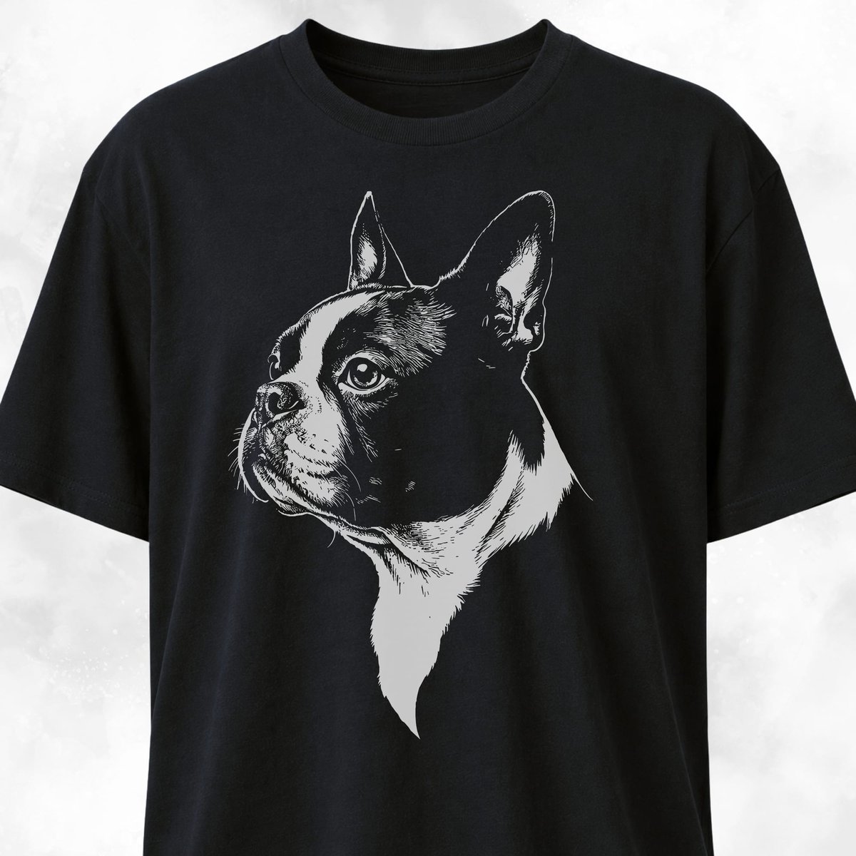 Nostalgic Boston Terrier T Shirt Gift For Dog Lover