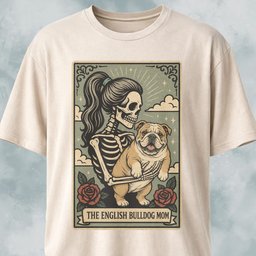 The English Bulldog Mom T Shirt Gift For Mom