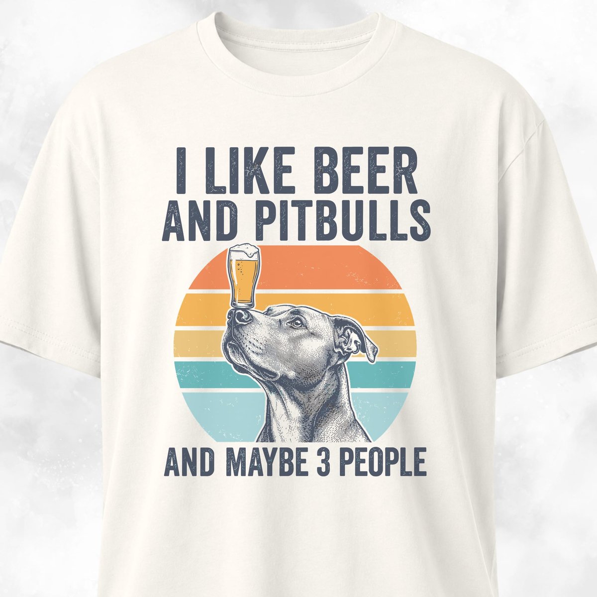 I Like Beer And Pitbulls T Shirt Gift For Dog Lover