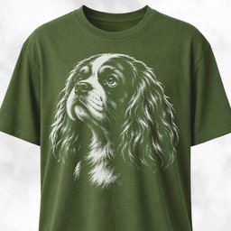 Nostalgic Cavalier King Charles Spaniel T Shirt Gift For Dog Lover