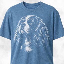 Nostalgic Cavalier King Charles Spaniel T Shirt Gift For Dog Lover
