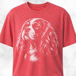 Nostalgic Cavalier King Charles Spaniel T Shirt Gift For Dog Lover