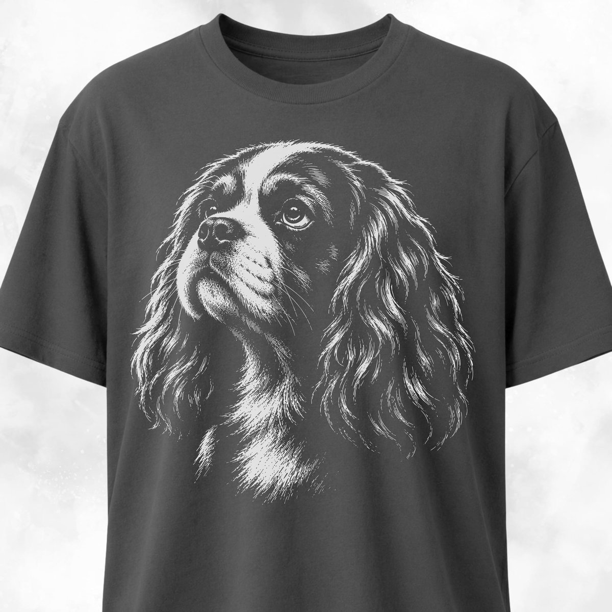 Nostalgic Cavalier King Charles Spaniel T Shirt Gift For Dog Lover