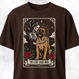 The Cane Corso Mom Tarot Card T Shirt Gift For Mom