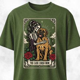 The Cane Corso Mom Tarot Card T Shirt Gift For Mom