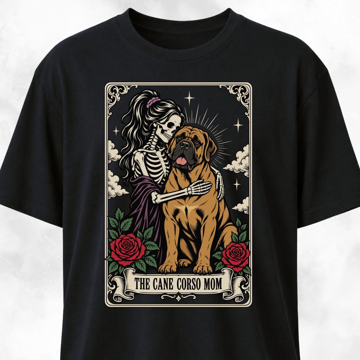 The Cane Corso Mom Tarot Card T Shirt Gift For Mom