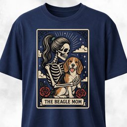 The Beagle Mom Tarot Card T Shirt Gift For Mom