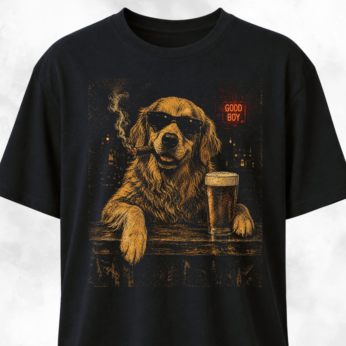 Good Boy Golden Retriever T Shirt Gift For Dog Lover