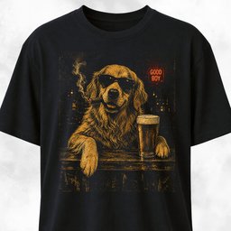 Good Boy Golden Retriever T Shirt Gift For Dog Lover