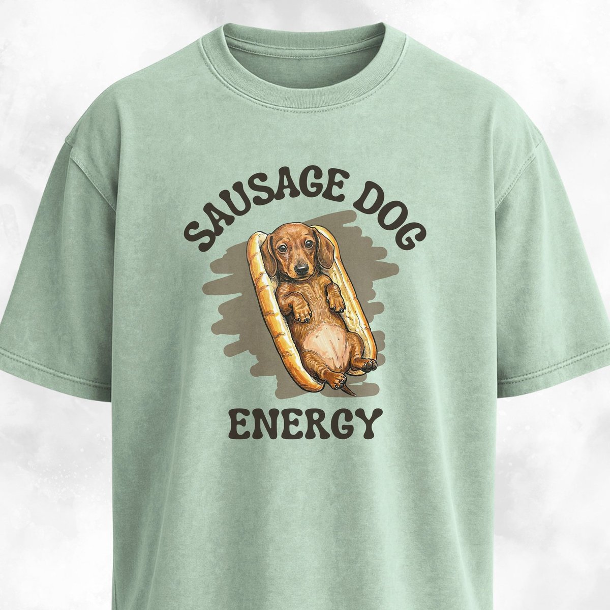 Sausage Dog Energy T Shirt Gift For Dog Lover